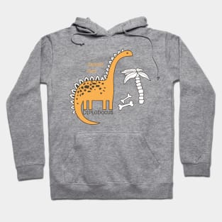 Dinosaur Diplodocus Hoodie